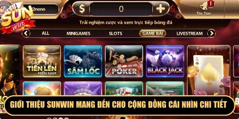 Giới thiệu Sunwin mang đến cho cộng đồng cái nhìn chi tiết nhất